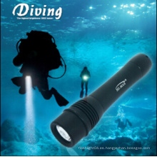 Buzo de buceo cree xm-l t6 mano manivela reflector marino